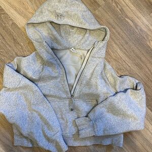 Lululemon Scuba Oversized Half Zip Hoodie Gray